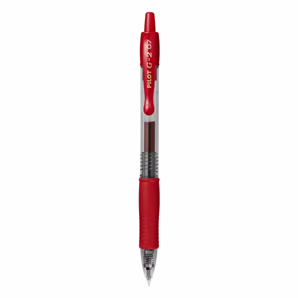 BOLIGRAFO PILOT G-2 ROJO