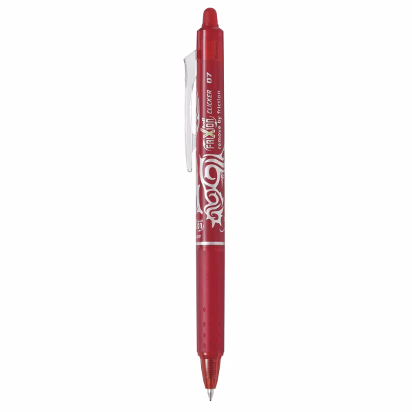 BOLIGRAFO BORRABLE PILOT FRIXION CLIP ROJO