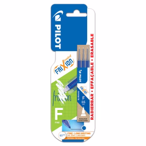 RECAMBIO BOLIGRAFO BORRABLE PILOT AZUL PACK 3