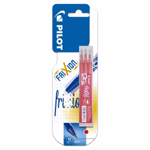 RECAMBIO BOLIGRAFO BORRABLE PILOT ROJO PACK 3