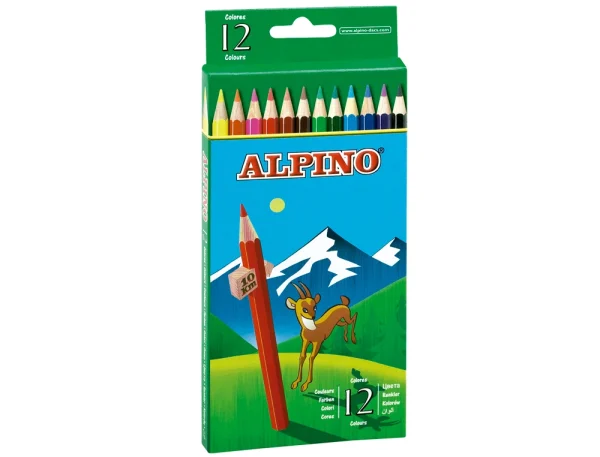 LAPICES DE COLORES ALPINO 12 UD.