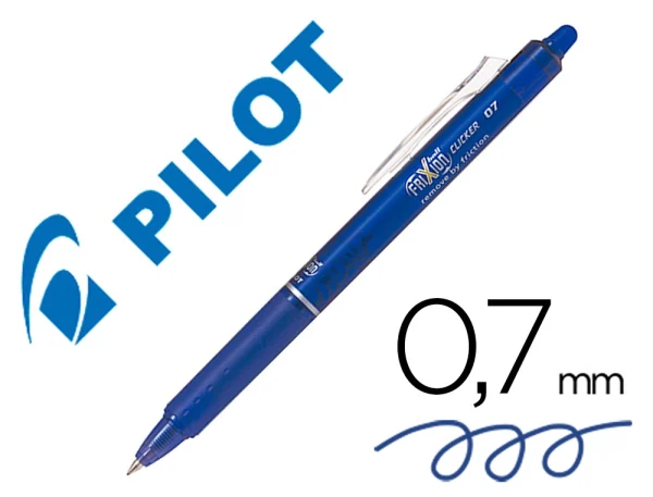 BOLIGRAFO BORRABLE PILOT FRIXION CLIP AZUL - Imagen 2