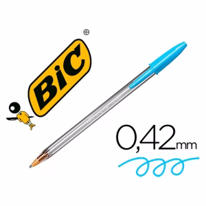 BOLIGRAFO BIC CRISTAL FUN TURQUESA