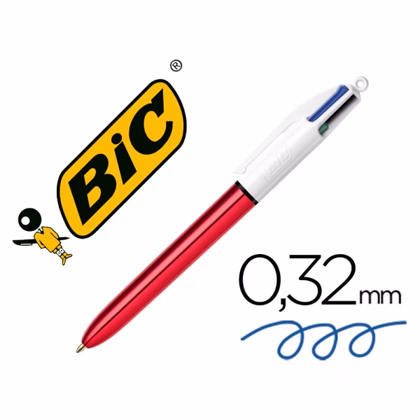 BOLIGRAFO BIC CUATRO COLORES