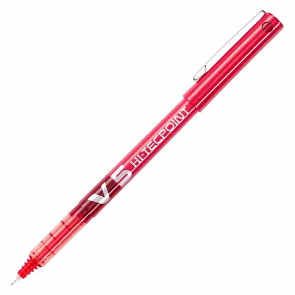 BOLÍGRAFO PILOT V5 ROJO