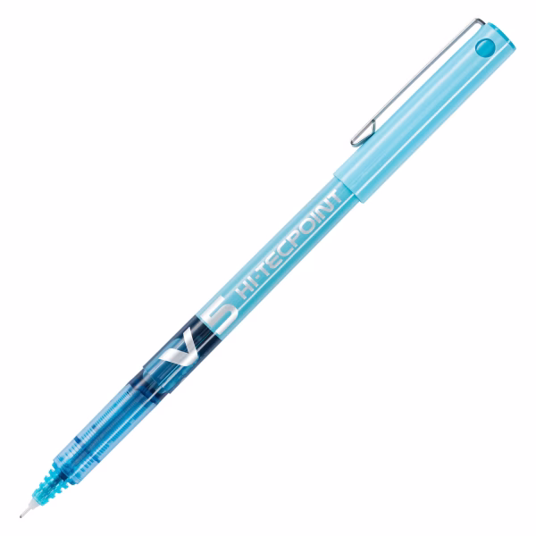 BOLÍGRAFO PILOT V5 TURQUESA