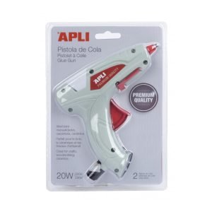 PISTOLA DE SILICONA APLI 20W