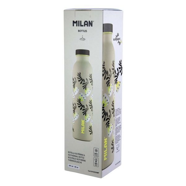 BOTELLA ISOTERMICA MILAN 591ML ESTAMPADO FLORAL - Imagen 2