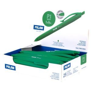 BOLIGRAFO C/ 25 UNID. MILAN TOUCH P1 VERDE