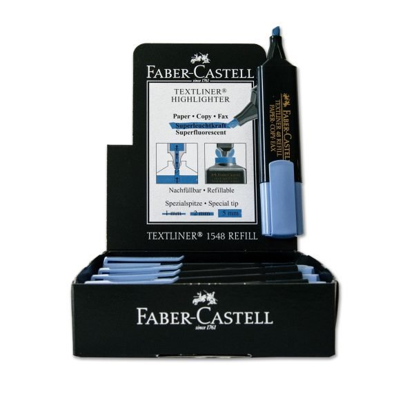 FLUORESCENTE FABER CASTELL 10 UD. AZUL