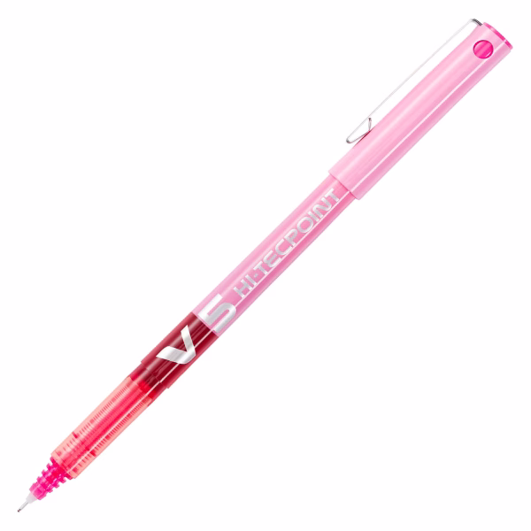 BOLÍGRAFO PILOT V5 ROSA