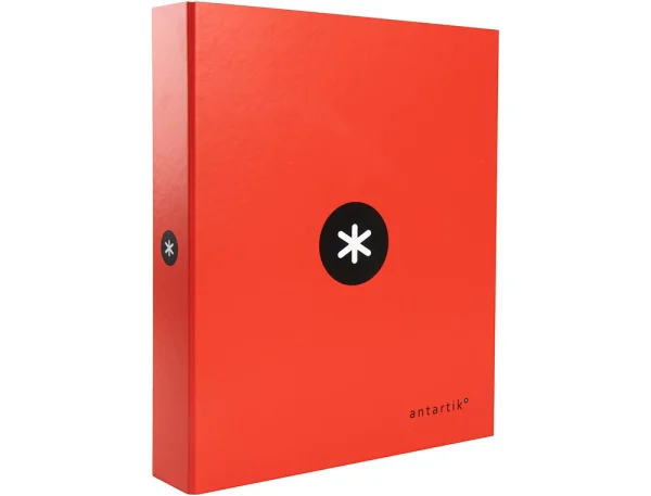 CARPETA 4 ANILLAS ANTARTIK 40MM ROJO