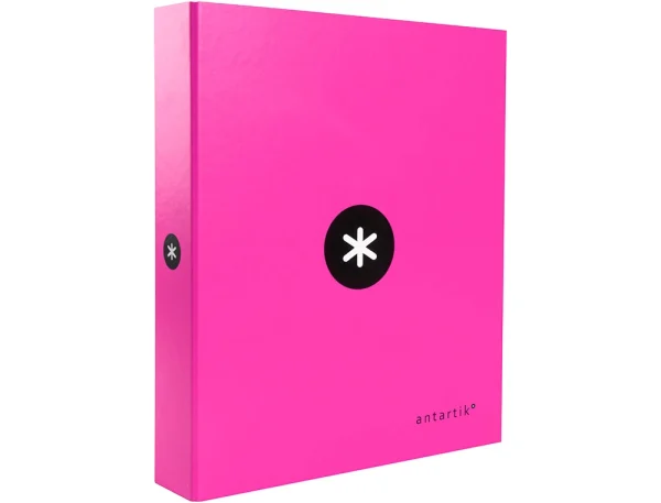 CARPETA 4 ANILLAS ANTARTIK 40MM ROSA