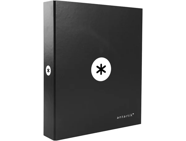 CARPETA 4 ANILLAS ANTARTIK 40MM NEGRO