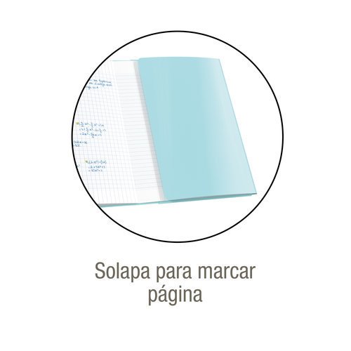 LIBRETA GRAPADA A5 OXFORD EASYBOOK CUADROS 90GR 48H COLORES PASTELES - Imagen 4