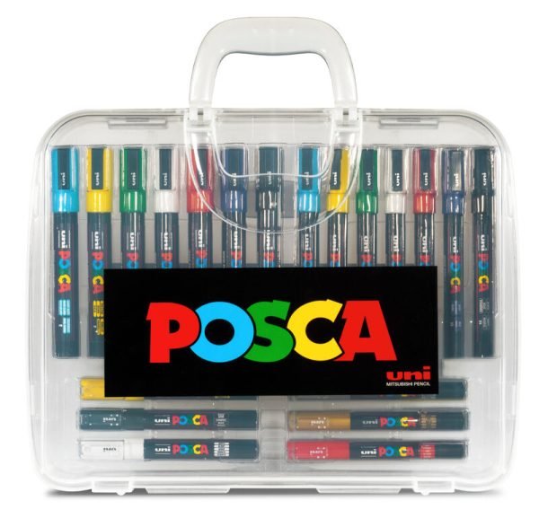 ROTULADOR POSCA MALETIN 20 PIEZAS