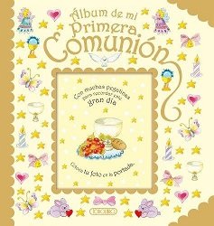 ALBUM DE MI PRIMERA COMUNION ORO