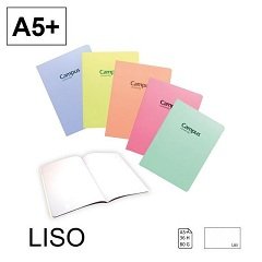 LIBRETA COSIDA A5 CAMPUS HOJAS BLANCAS 80GR 36H