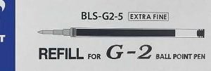 C /12 RECAMBIOS BOLIGRAFO G2 PILOT NEGRO BLS-G2