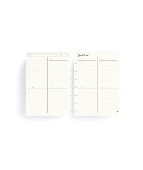 RECAMBIO A5 SEMANA VISTA MY PLANNER INGENIOX - Imagen 5