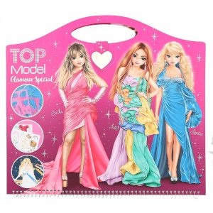 CUADERNO PARA COLOREAR TOPMODEL TIPO MALETIN