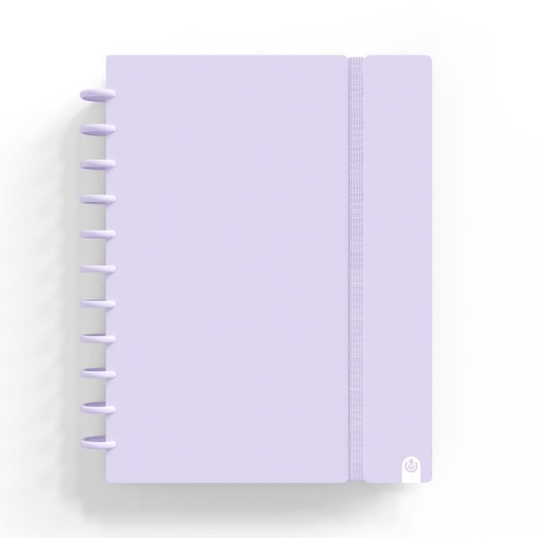 CUADERNO CARCHIVO INGENIOX A4 CUADROS PASTEL MALVA