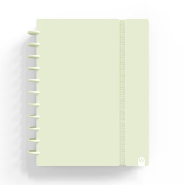 CUADERNO CARCHIVO INGENIOX A4 CUADROS PASTEL VERDE