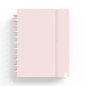 CUADERNO CARCHIVO INGENIOX A4 CUADROS PASTEL ROSA