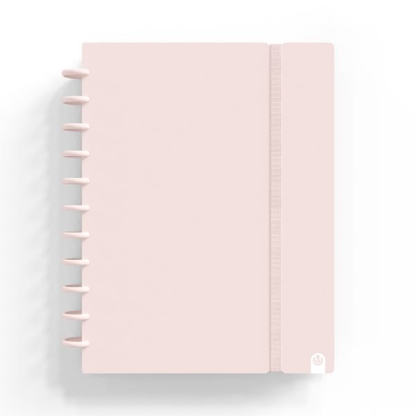 CUADERNO CARCHIVO INGENIOX A4 CUADROS PASTEL ROSA