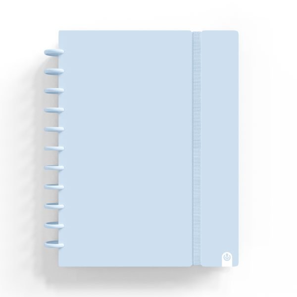 CUADERNO CARCHIVO INGENIOX A4 CUADROS PASTEL AZUL