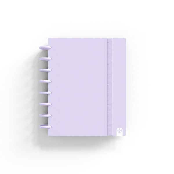 CUADERNO CARCHIVO INGENIOX A5 CUADROS PASTEL MALVA