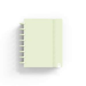 CUADERNO CARCHIVO INGENIOX A5 CUADROS PASTEL VERDE