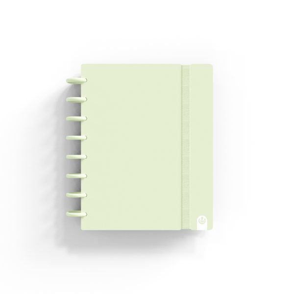 CUADERNO CARCHIVO INGENIOX A5 CUADROS PASTEL VERDE
