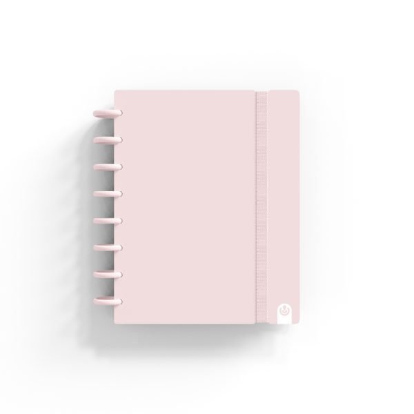 CUADERNO CARCHIVO INGENIOX A5 CUADROS PASTEL ROSA