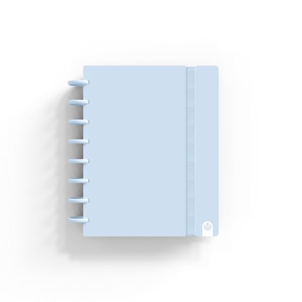CUADERNO CARCHIVO INGENIOX A5 CUADROS PASTEL AZUL