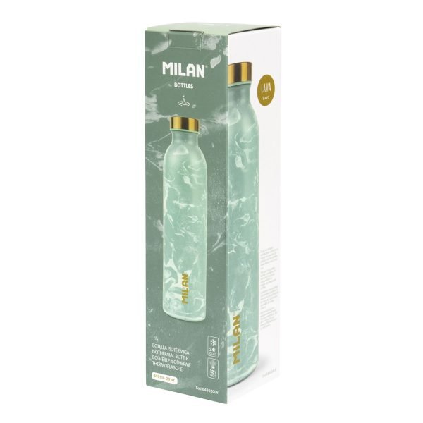 BOTELLA ISOTERMICA MILAN 591ML SERIE LAVA VERDE - Imagen 3