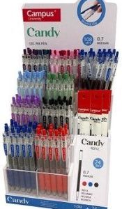 BOLIGRAFOS CAMPUS CANDY GEL 10 COLORES DISTINTOS