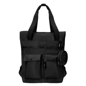 BOLSO MOCHILA ANTARTIK COLOR NEGRO 400x120x390 mm