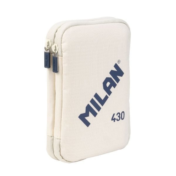 ESTUCHE PLUMIER DOBLE MILAN 430 BLANCO