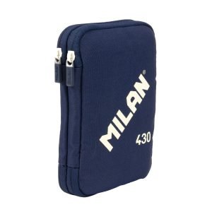 ESTUCHE PLUMIER DOBLE MILAN 430 AZUL