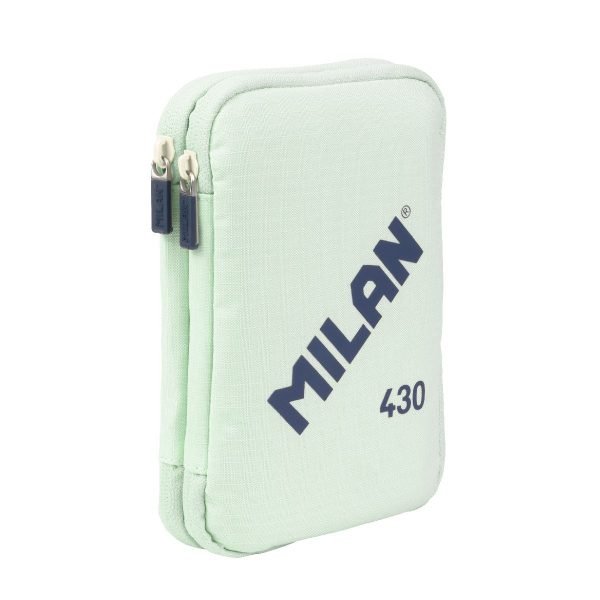 ESTUCHE PLUMIER DOBLE MILAN 430 VERDE