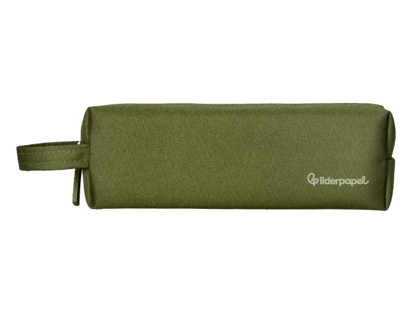 ESTUCHE LIDERPAPEL RECTANGULAR VERDE MILITAR