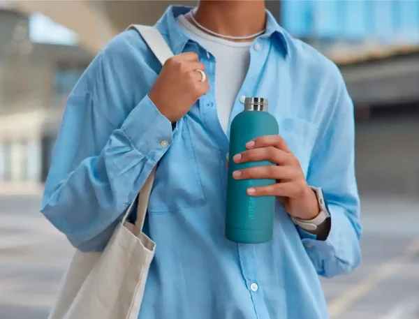 BOTELLA ISOTERMICA ANTARTIK 500 ML TURQUESA - Imagen 2