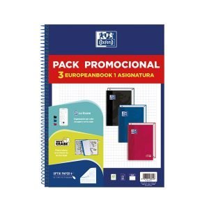 PACK 3 LIBRETAS OXFORD COLORES VIVOS