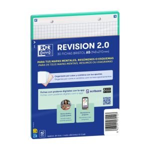 FICHAS DE ESTUDIO OXFORD A5 VERDE AGUA