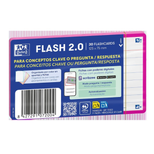 FICHAS DE ESTUDIO OXFORD A7 ROSA