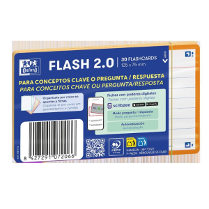 FICHAS DE ESTUDIO OXFORD A7 NARANJA