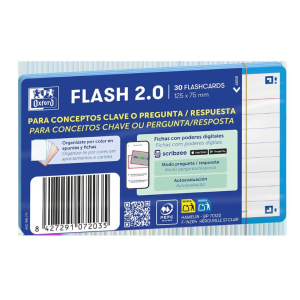 FICHAS DE ESTUDIO OXFORD A7 AZUL