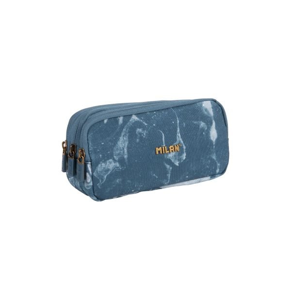 ESTUCHE TRIPLE MILAN SERIE LAVA AZUL