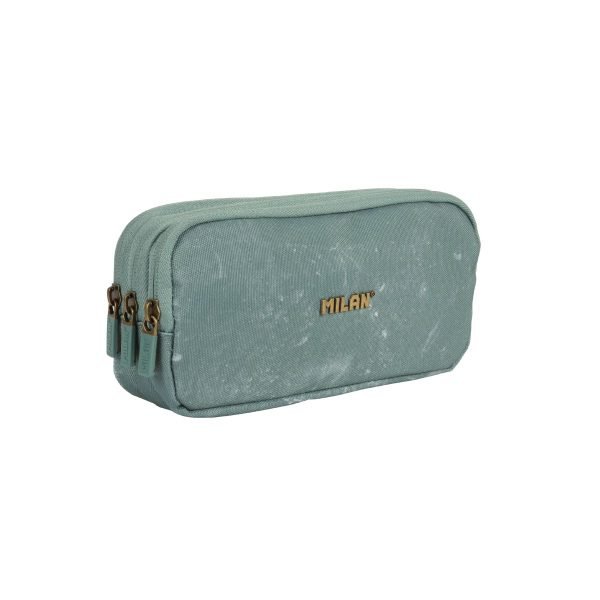 ESTUCHE TRIPLE MILAN SERIE LAVA VERDE